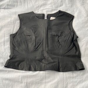 Black Sleeveless Women's Top